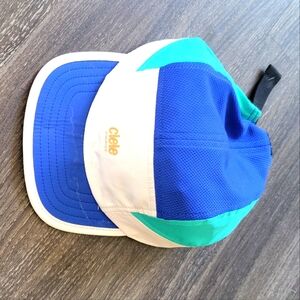 Ciele Territory Run Cap, Adjustable Size, women's, teal & blue